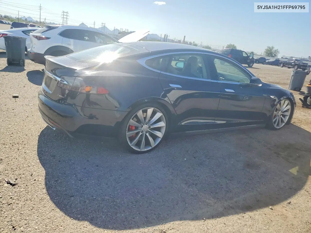 2015 Tesla Model S 85D VIN: 5YJSA1H21FFP69795 Lot: 59398486
