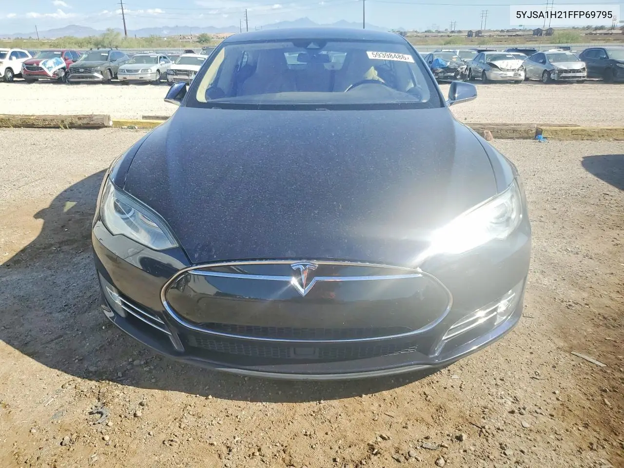 2015 Tesla Model S 85D VIN: 5YJSA1H21FFP69795 Lot: 59398486