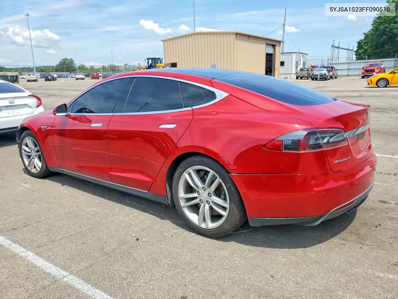 2015 Tesla Model S 70D VIN: 5YJSA1S23FF090510 Lot: 59400976