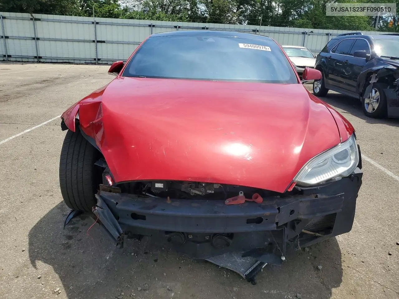 2015 Tesla Model S 70D VIN: 5YJSA1S23FF090510 Lot: 59400976