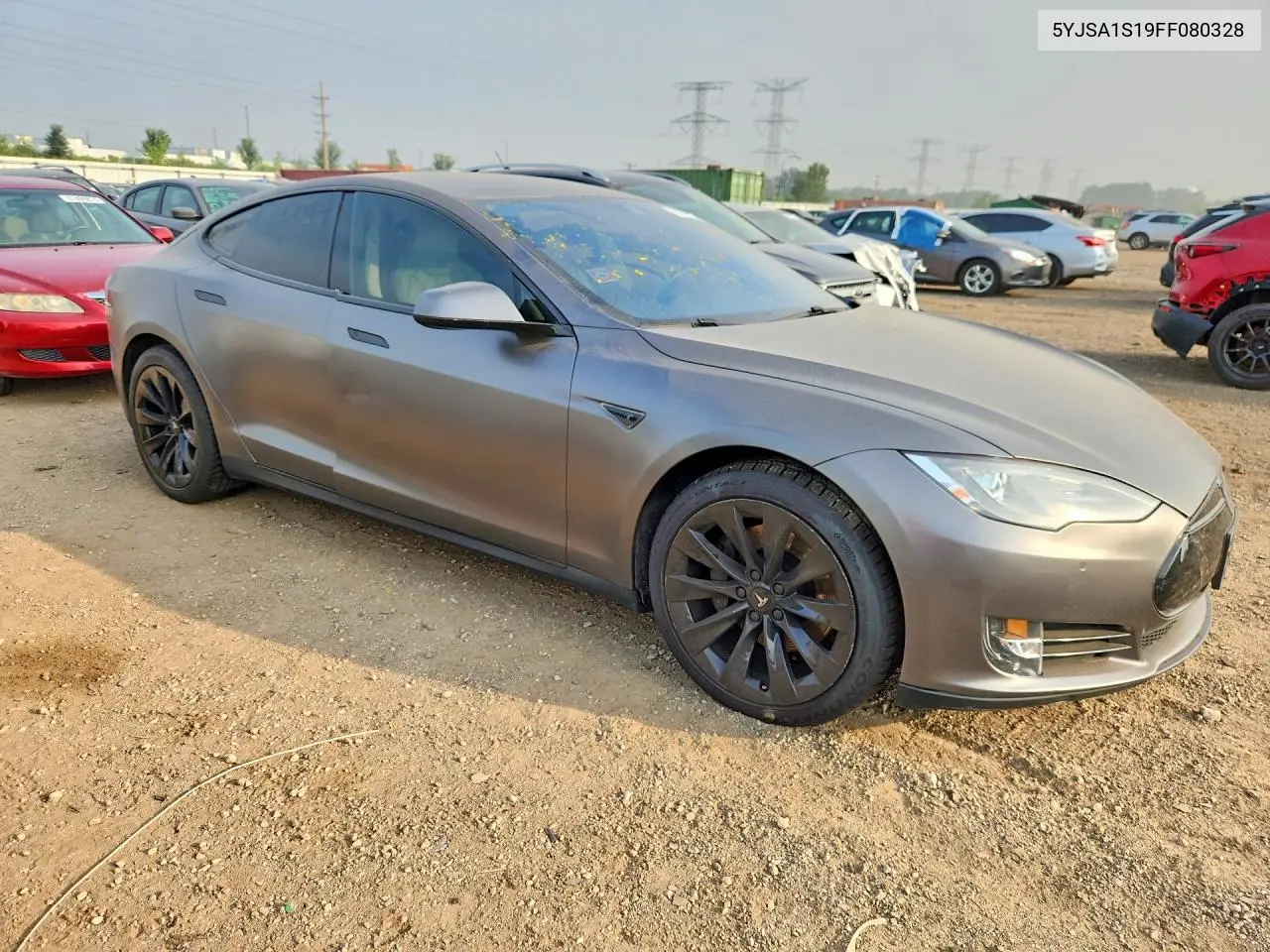 2015 Tesla Model S 60 VIN: 5YJSA1S19FF080328 Lot: 59797226