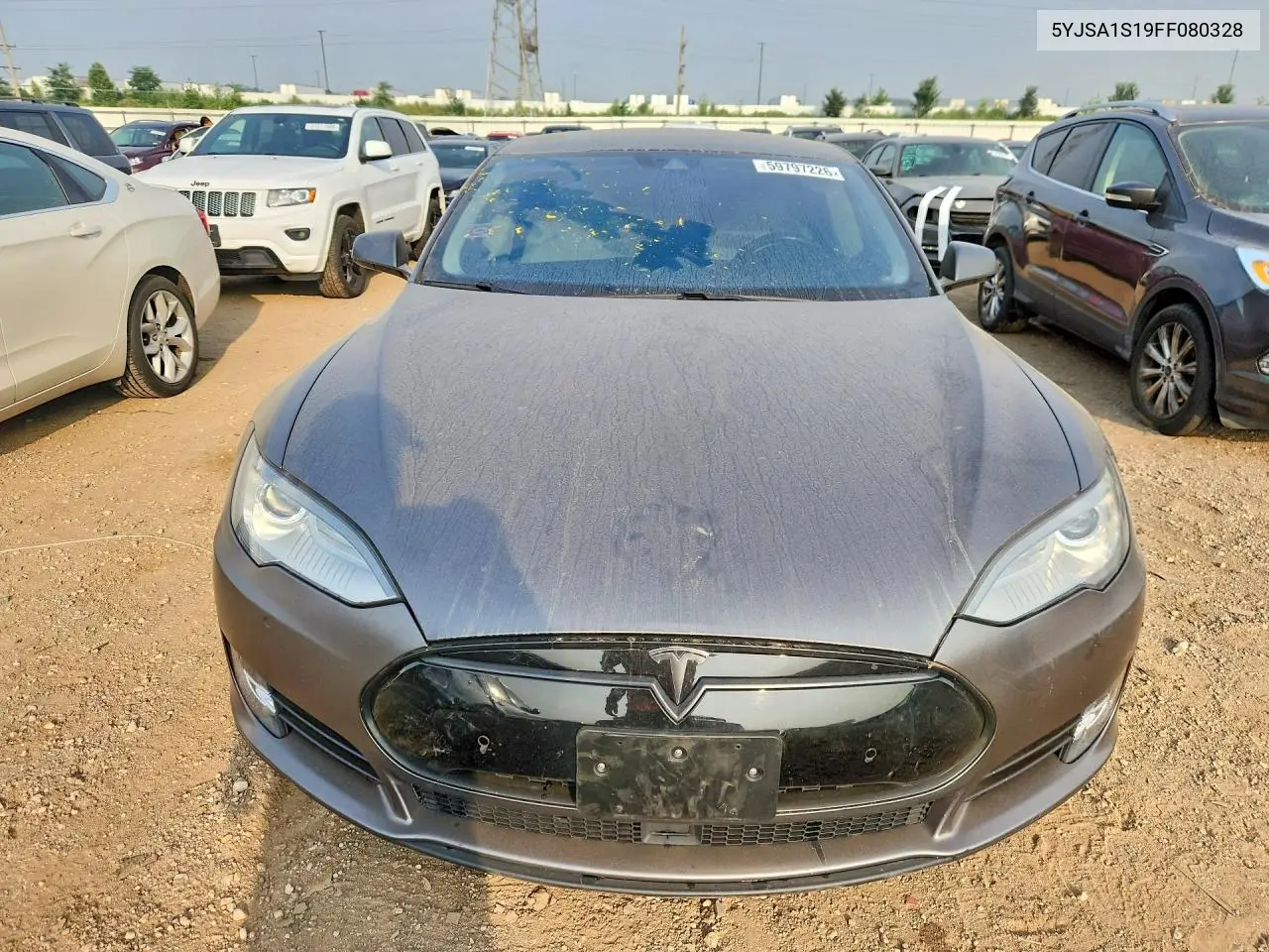 2015 Tesla Model S 60 VIN: 5YJSA1S19FF080328 Lot: 59797226