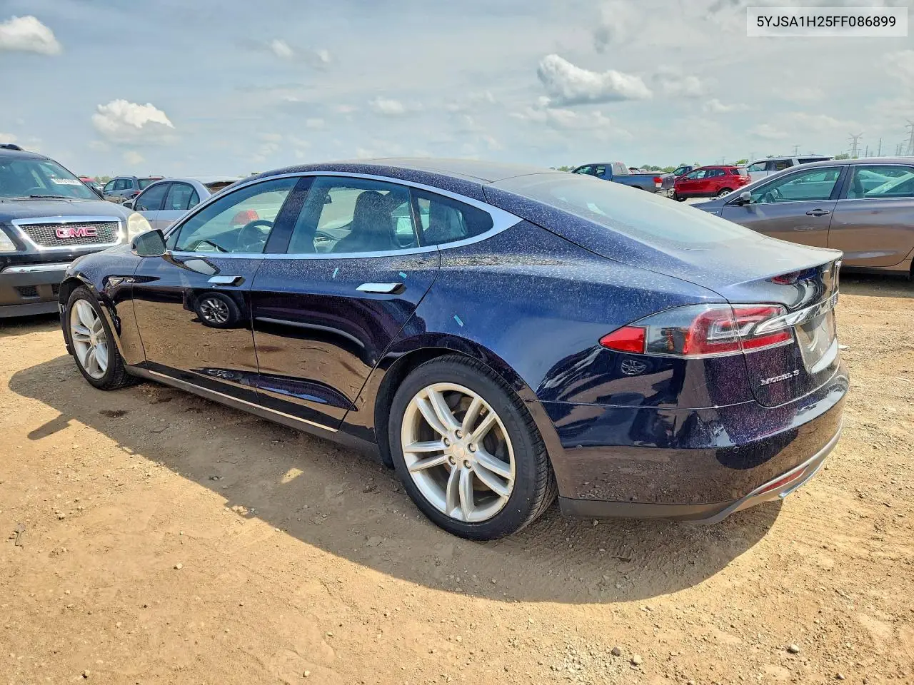 2015 Tesla Model S 85D VIN: 5YJSA1H25FF086899 Lot: 59821696