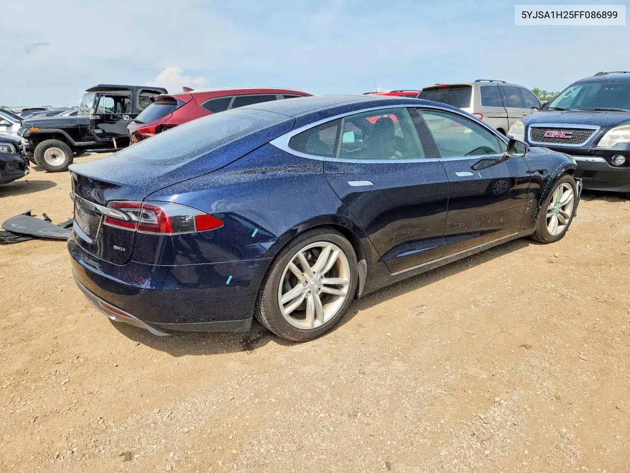 2015 Tesla Model S 85D VIN: 5YJSA1H25FF086899 Lot: 59821696