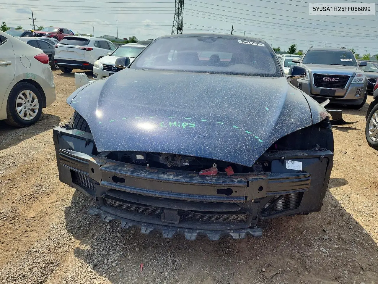 2015 Tesla Model S 85D VIN: 5YJSA1H25FF086899 Lot: 59821696