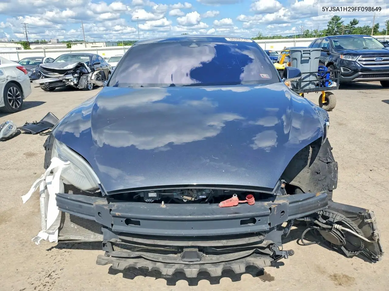 2015 Tesla Model S 85D VIN: 5YJSA1H29FF098649 Lot: 60380146