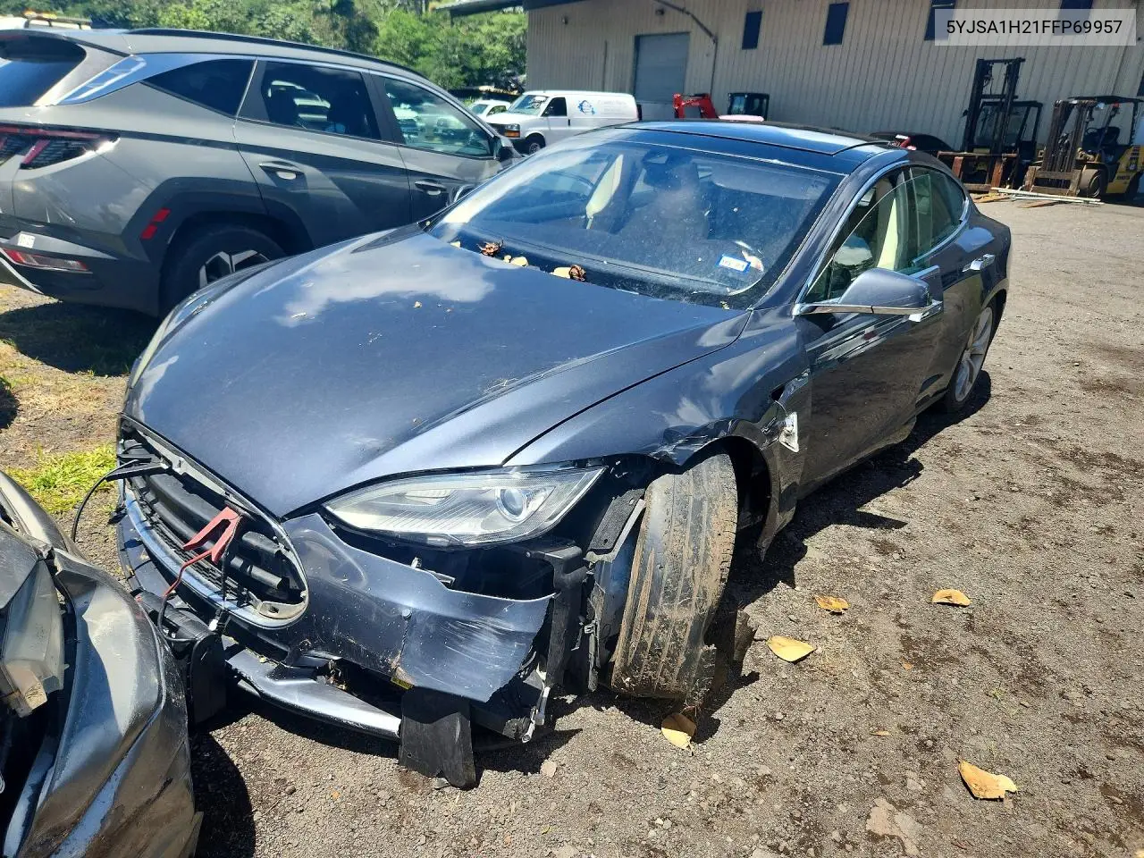 2015 Tesla Model S 85D VIN: 5YJSA1H21FFP69957 Lot: 60459236