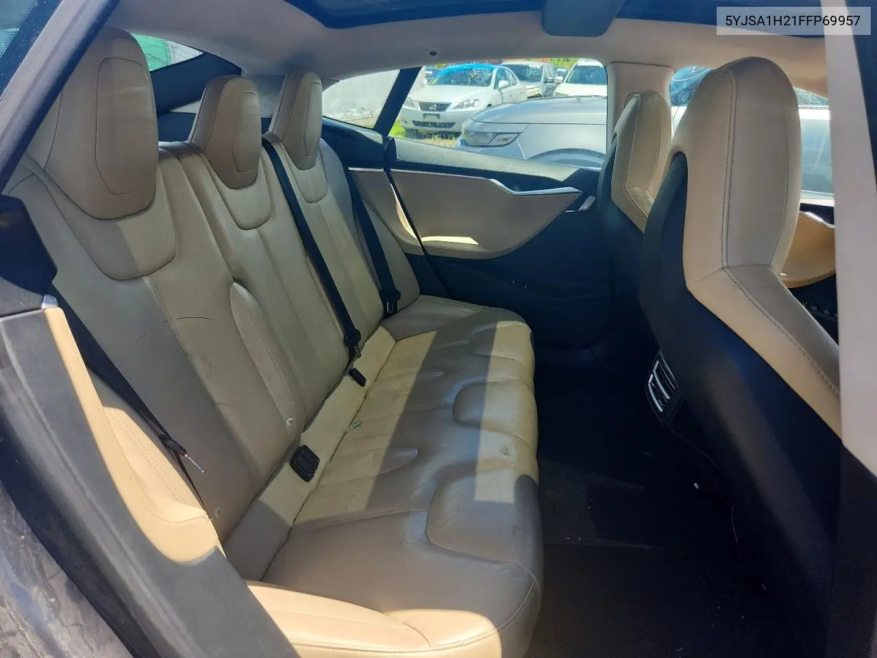 2015 Tesla Model S 85D VIN: 5YJSA1H21FFP69957 Lot: 60459236