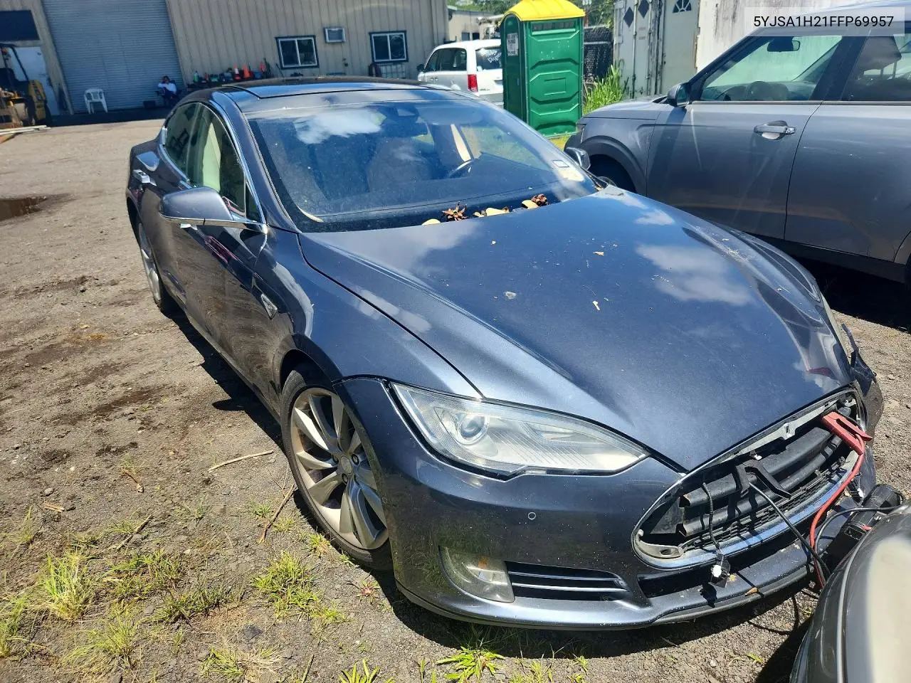 2015 Tesla Model S 85D VIN: 5YJSA1H21FFP69957 Lot: 60459236