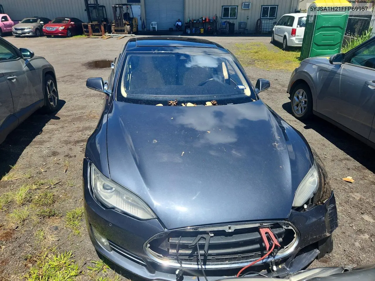 2015 Tesla Model S 85D VIN: 5YJSA1H21FFP69957 Lot: 60459236