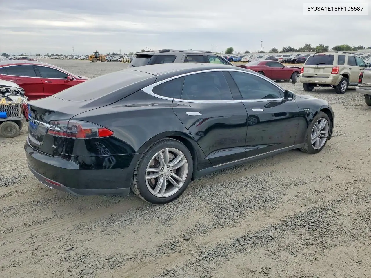2015 Tesla Model S VIN: 5YJSA1E15FF105687 Lot: 60493786