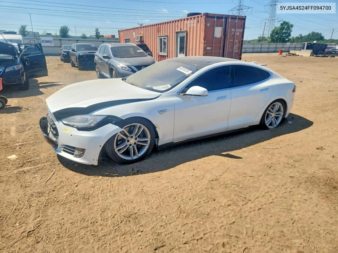 2015 Tesla Model S 70D VIN: 5YJSA4S24FF094700 Lot: 60558206