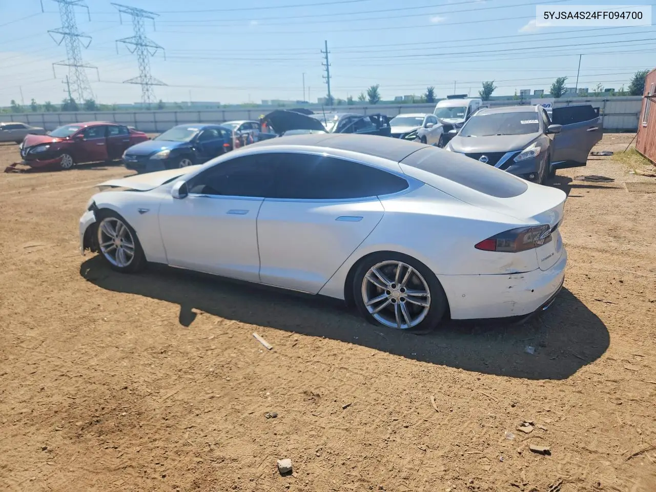 2015 Tesla Model S 70D VIN: 5YJSA4S24FF094700 Lot: 60558206