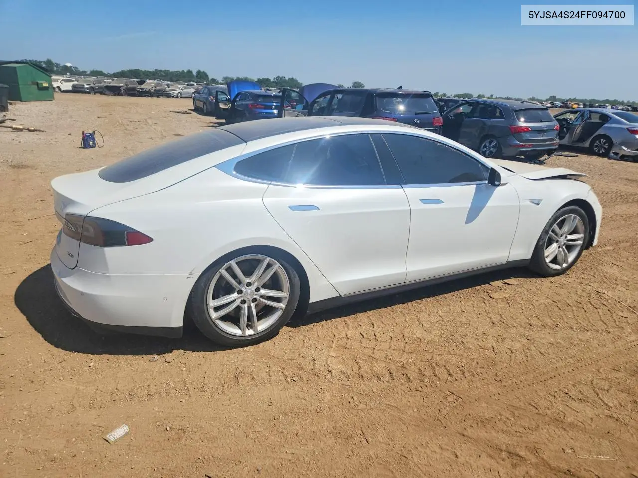 2015 Tesla Model S 70D VIN: 5YJSA4S24FF094700 Lot: 60558206