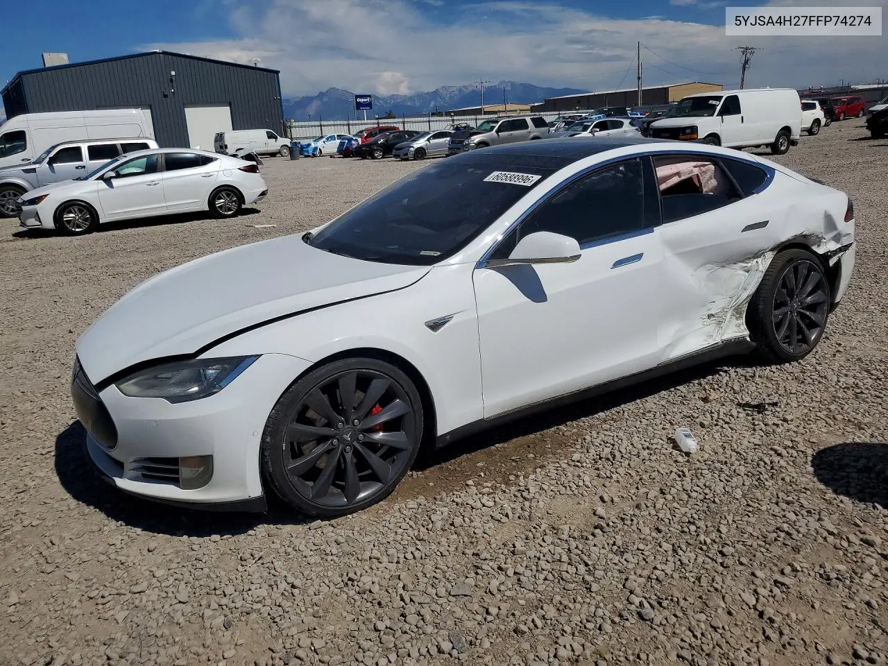 2015 Tesla Model S 85D VIN: 5YJSA4H27FFP74274 Lot: 60588996