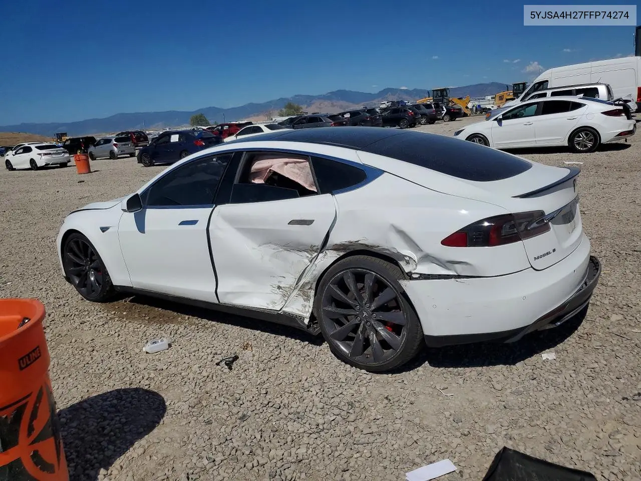 2015 Tesla Model S 85D VIN: 5YJSA4H27FFP74274 Lot: 60588996