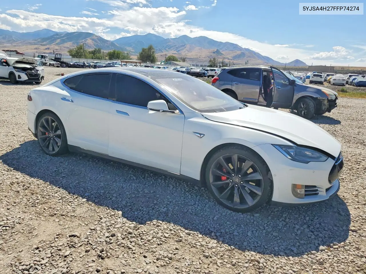 2015 Tesla Model S 85D VIN: 5YJSA4H27FFP74274 Lot: 60588996
