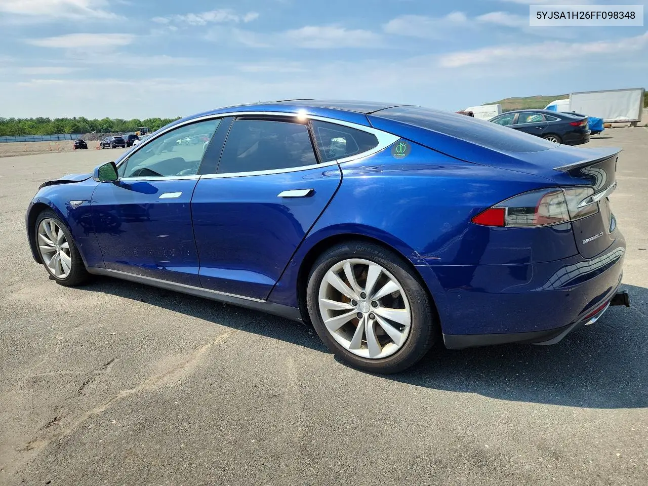2015 Tesla Model S 85D VIN: 5YJSA1H26FF098348 Lot: 60811926