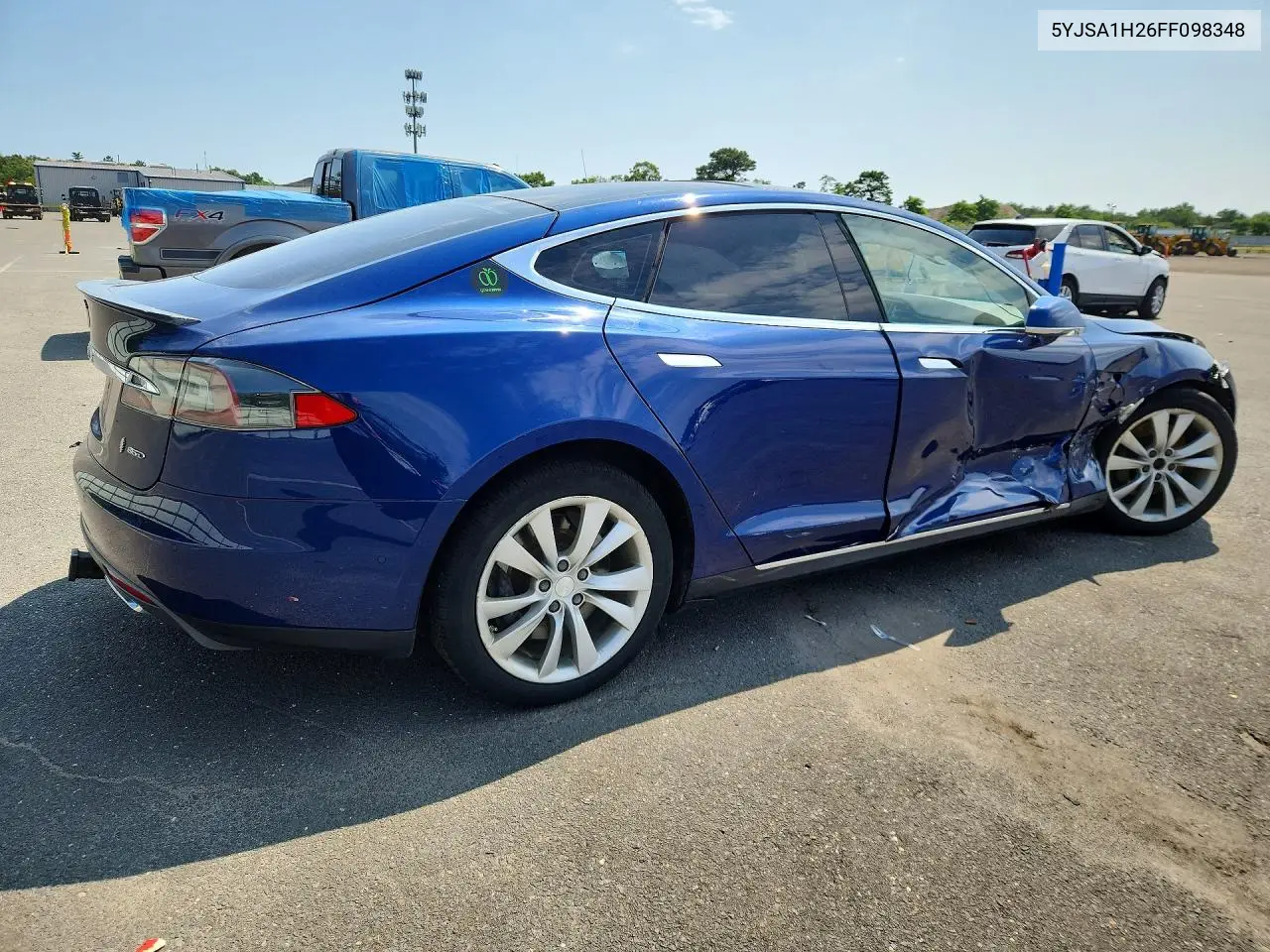 2015 Tesla Model S 85D VIN: 5YJSA1H26FF098348 Lot: 60811926