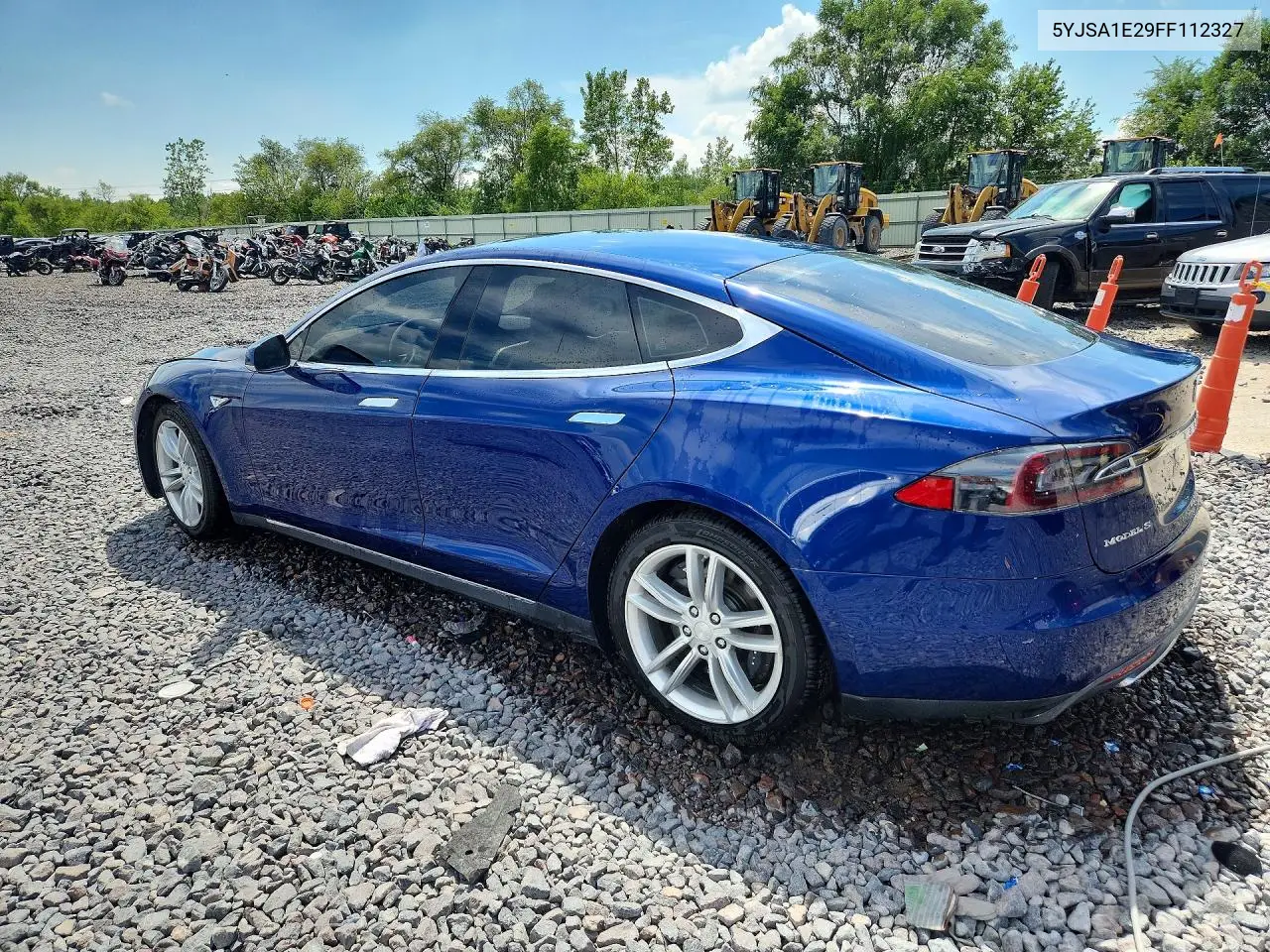 2015 Tesla Model S VIN: 5YJSA1E29FF112327 Lot: 60917386