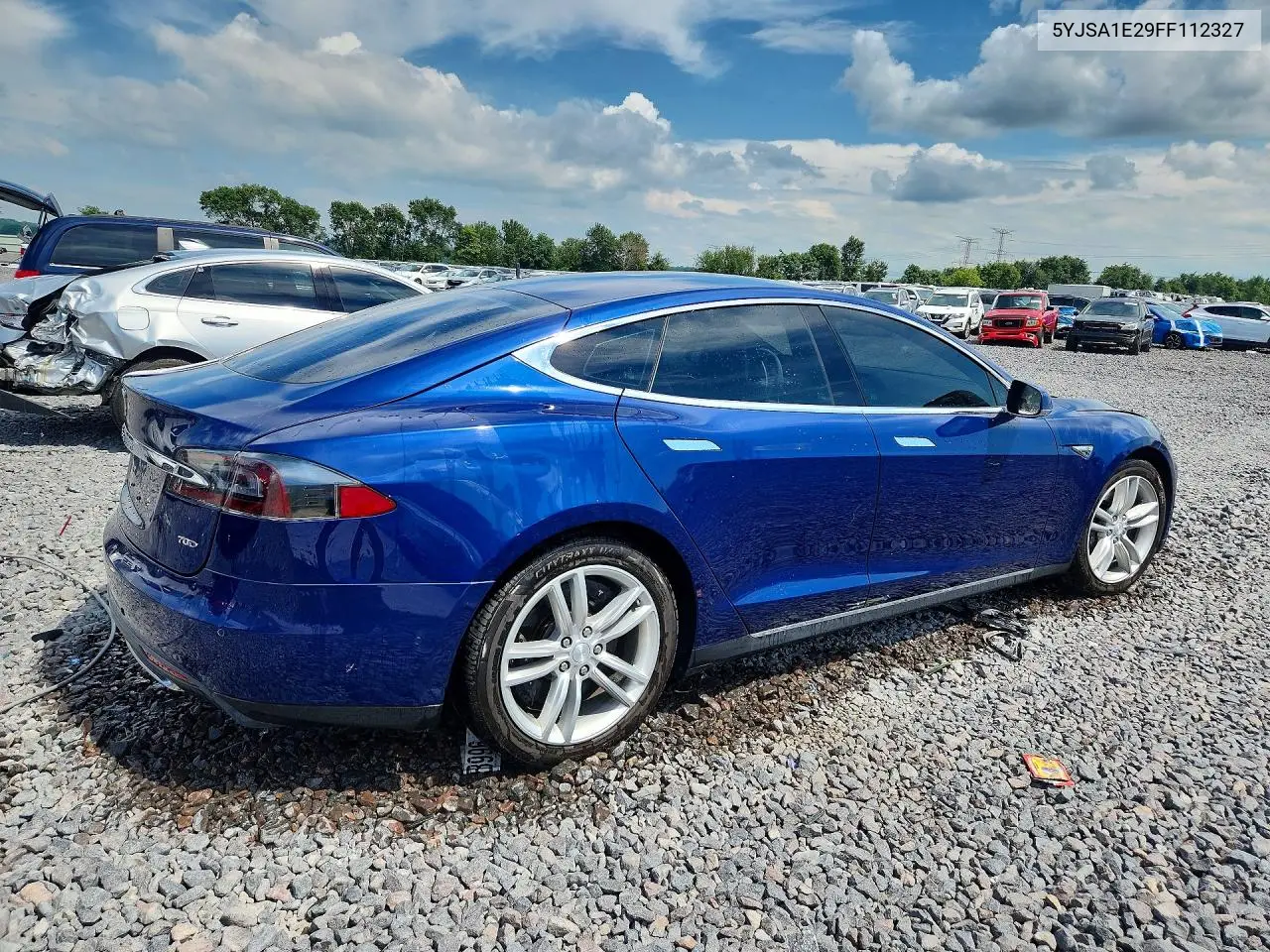 2015 Tesla Model S VIN: 5YJSA1E29FF112327 Lot: 60917386