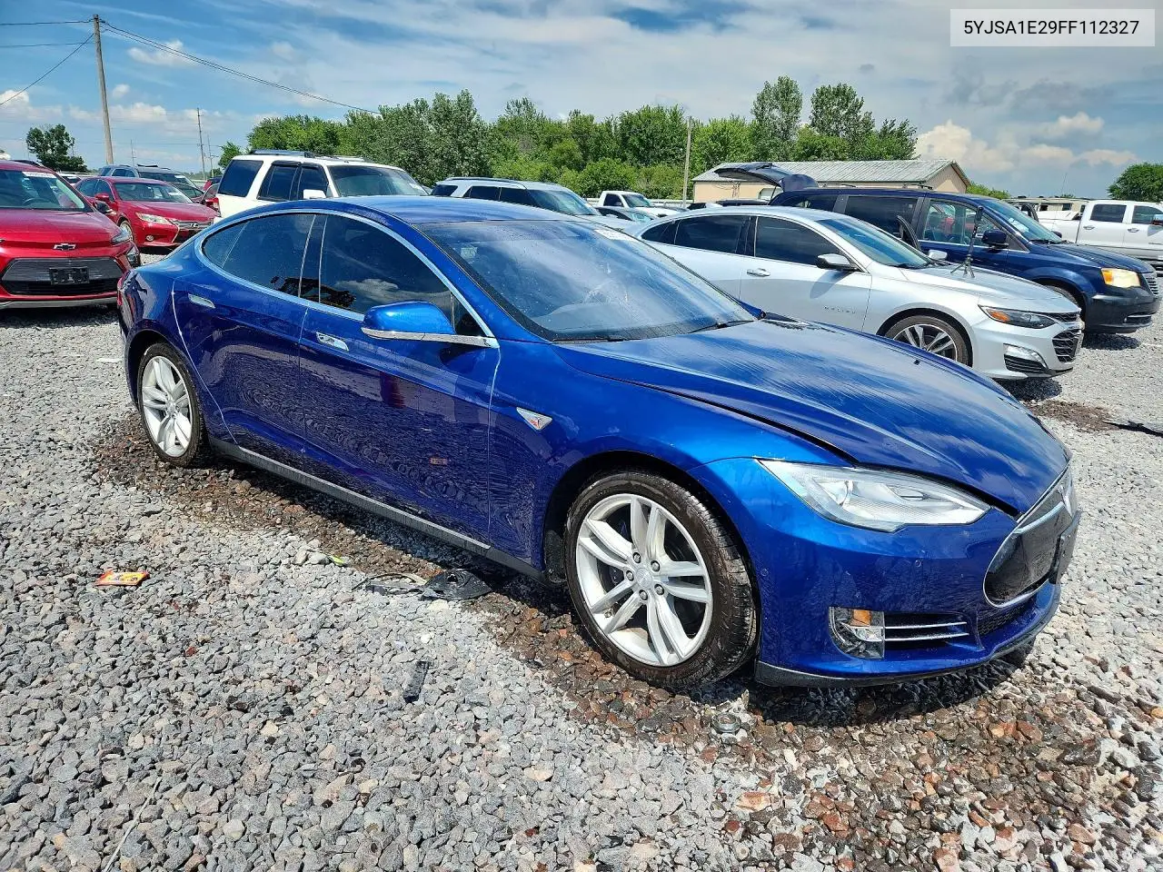 2015 Tesla Model S VIN: 5YJSA1E29FF112327 Lot: 60917386