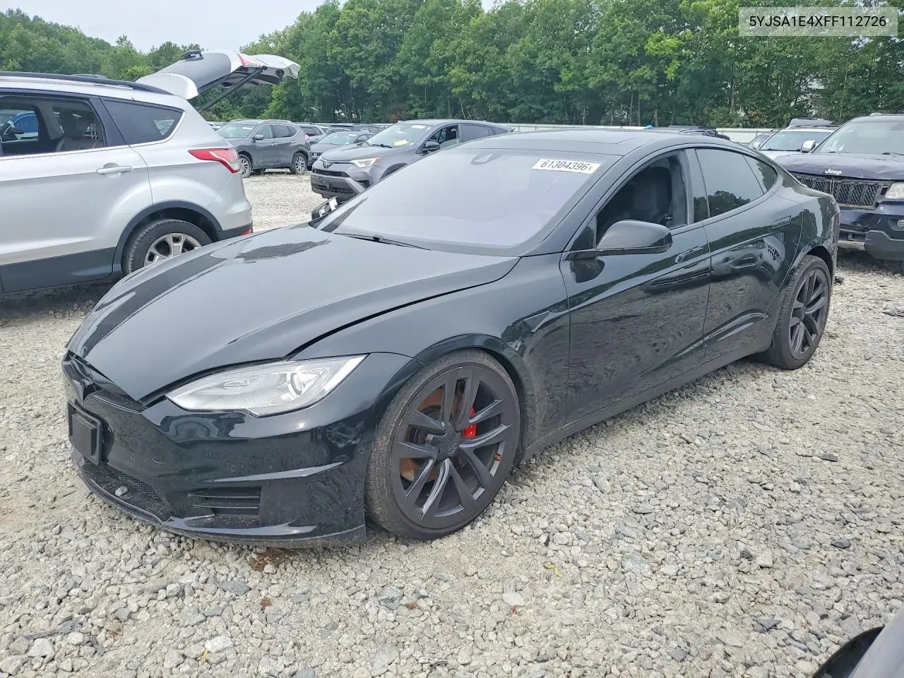 2015 Tesla Model S VIN: 5YJSA1E4XFF112726 Lot: 61304396