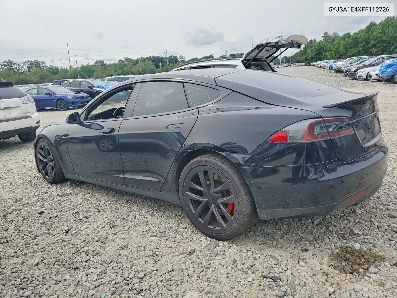2015 Tesla Model S VIN: 5YJSA1E4XFF112726 Lot: 61304396