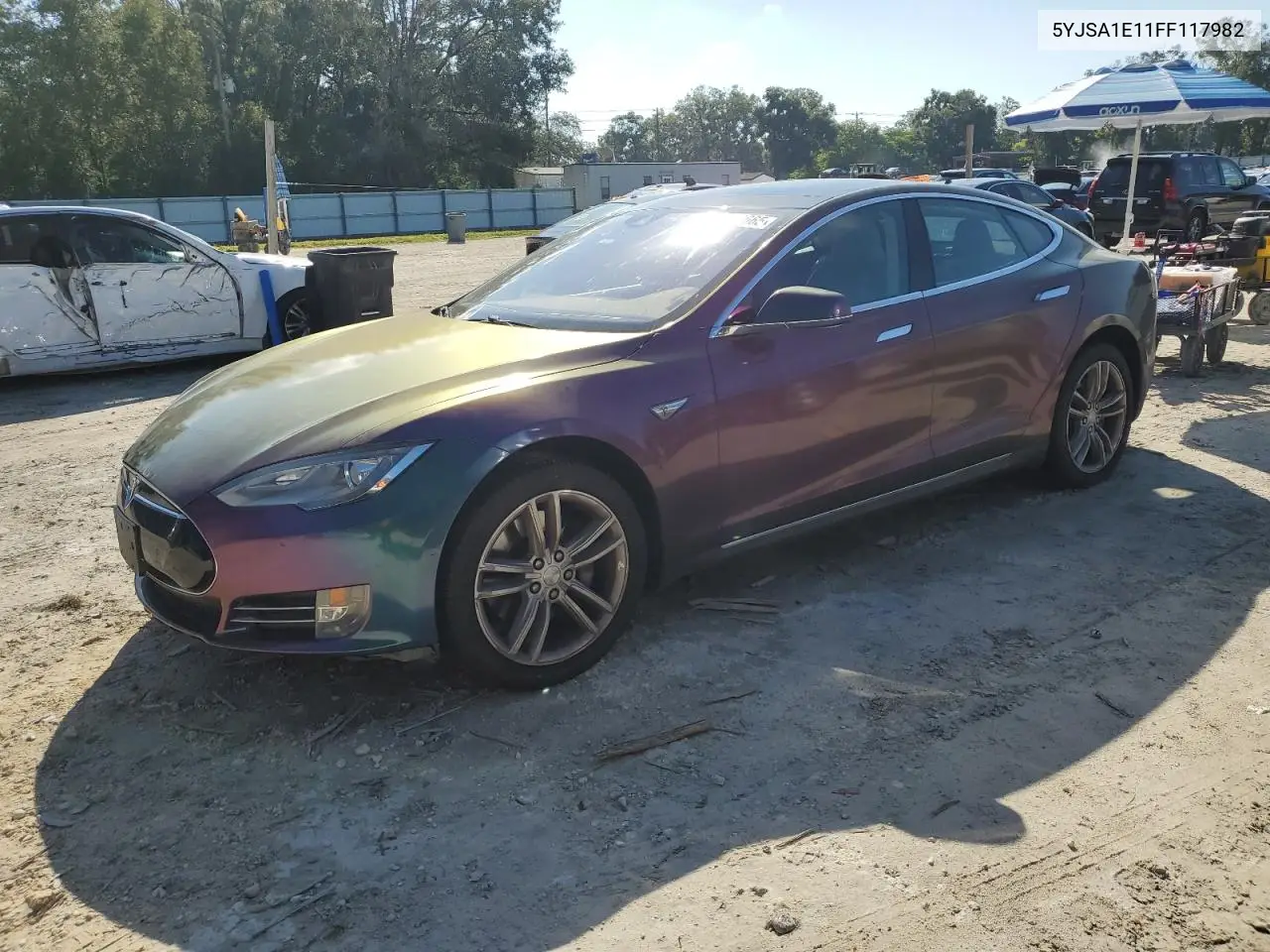 5YJSA1E11FF117982 2015 Tesla Model S