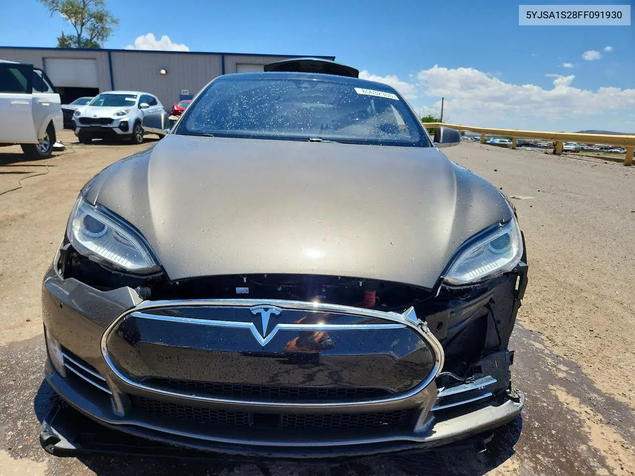 2015 Tesla Model S 70D VIN: 5YJSA1S28FF091930 Lot: 85632355