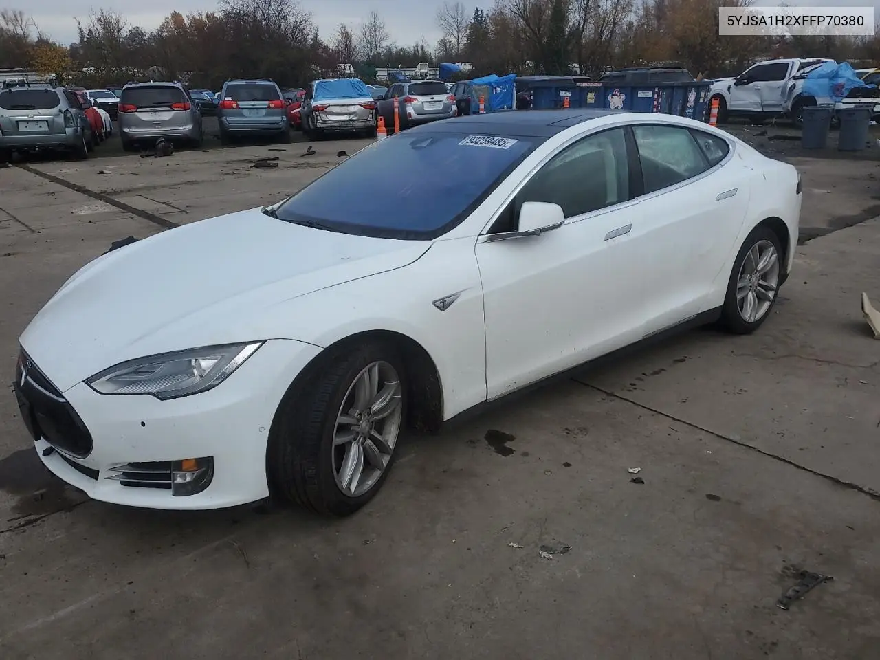 5YJSA1H2XFFP70380 2015 Tesla Model S 85D