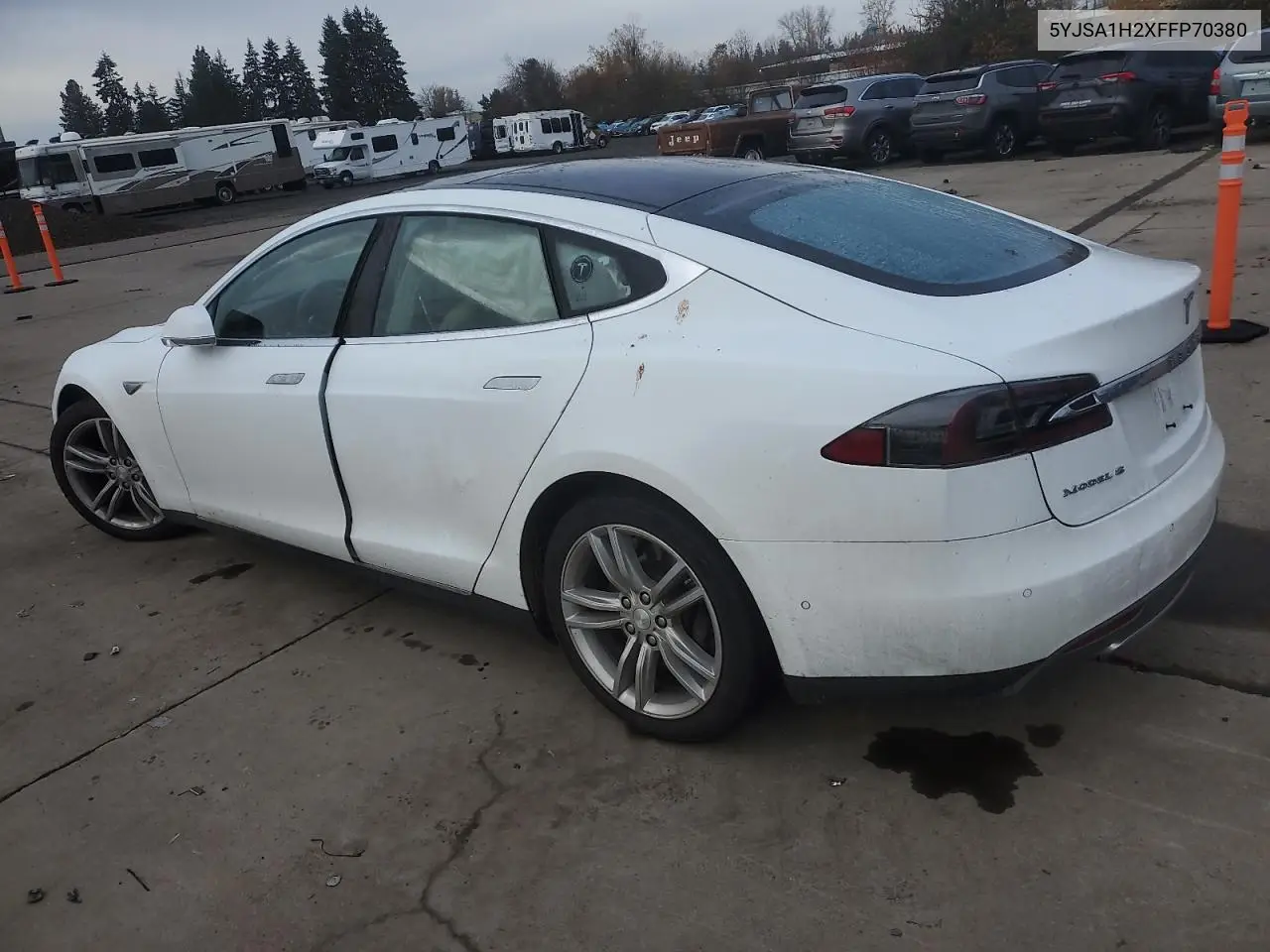 5YJSA1H2XFFP70380 2015 Tesla Model S 85D