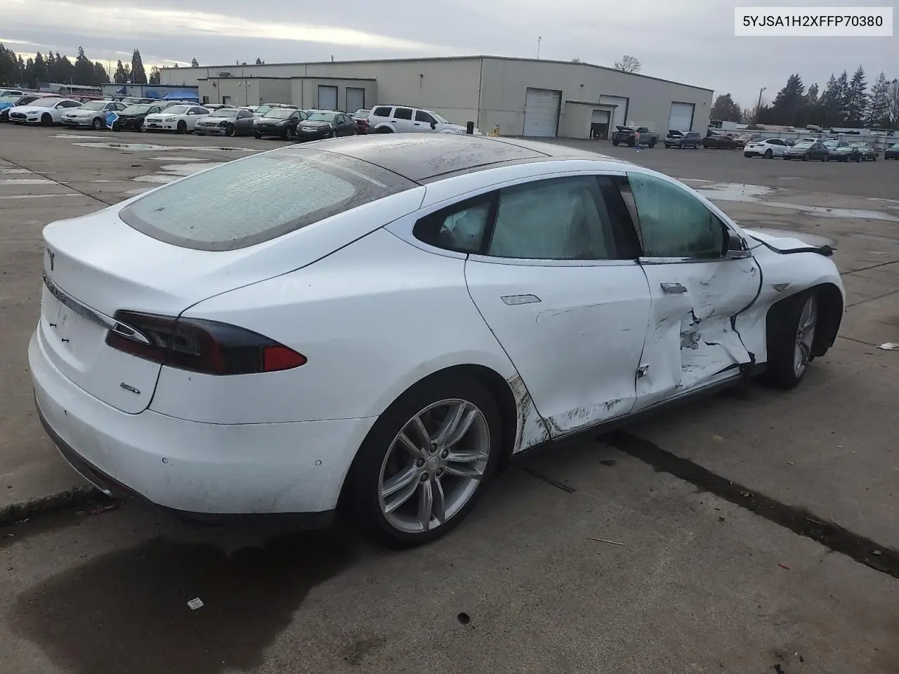 5YJSA1H2XFFP70380 2015 Tesla Model S 85D