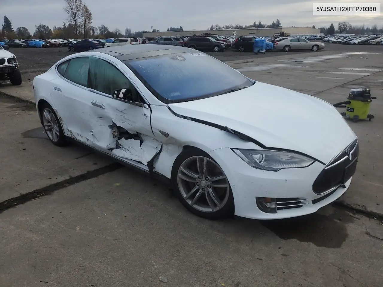 5YJSA1H2XFFP70380 2015 Tesla Model S 85D