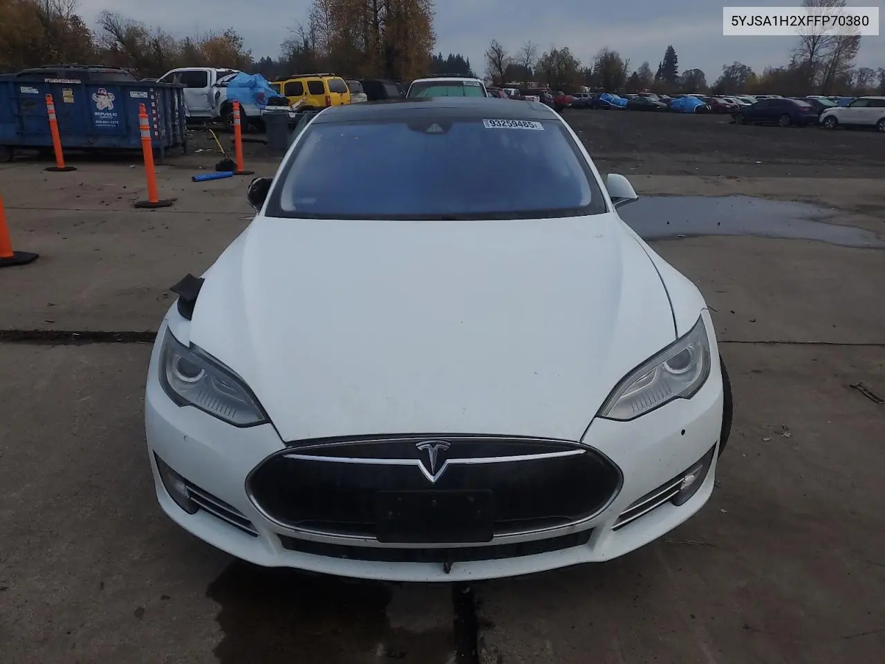 5YJSA1H2XFFP70380 2015 Tesla Model S 85D