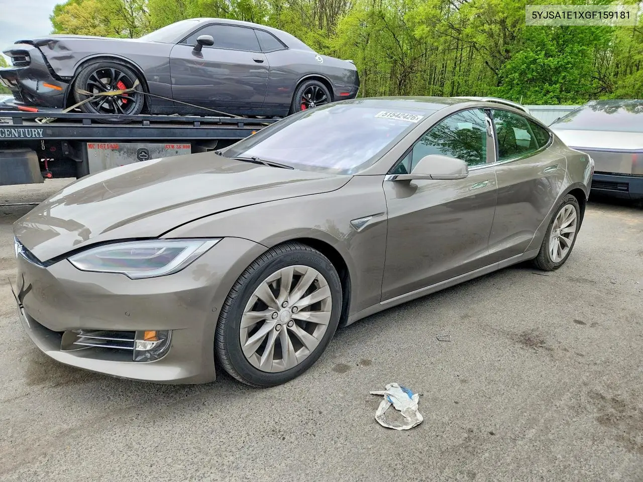2016 Tesla Model S VIN: 5YJSA1E1XGF159181 Lot: 51542426