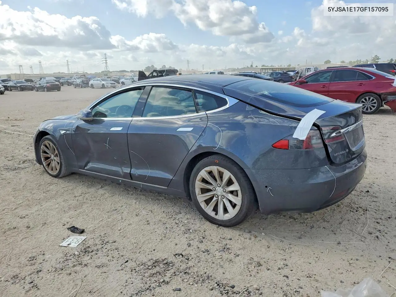 2016 Tesla Model S VIN: 5YJSA1E17GF157095 Lot: 54997546