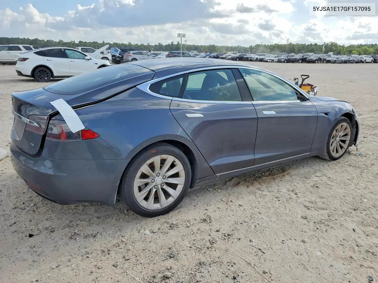 2016 Tesla Model S VIN: 5YJSA1E17GF157095 Lot: 54997546
