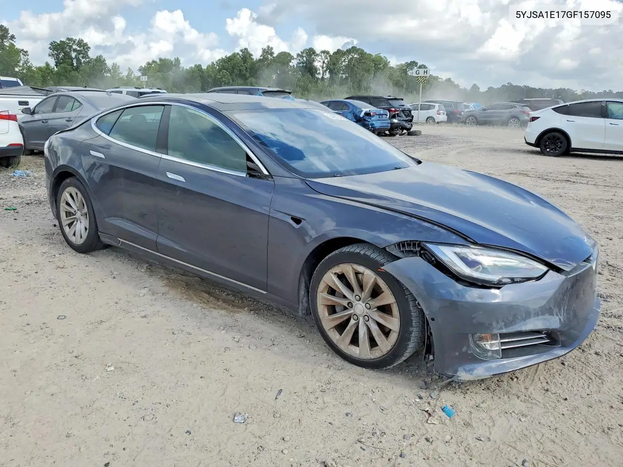 2016 Tesla Model S VIN: 5YJSA1E17GF157095 Lot: 54997546