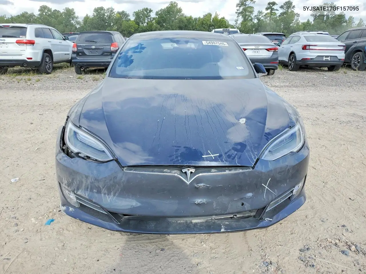 2016 Tesla Model S VIN: 5YJSA1E17GF157095 Lot: 54997546