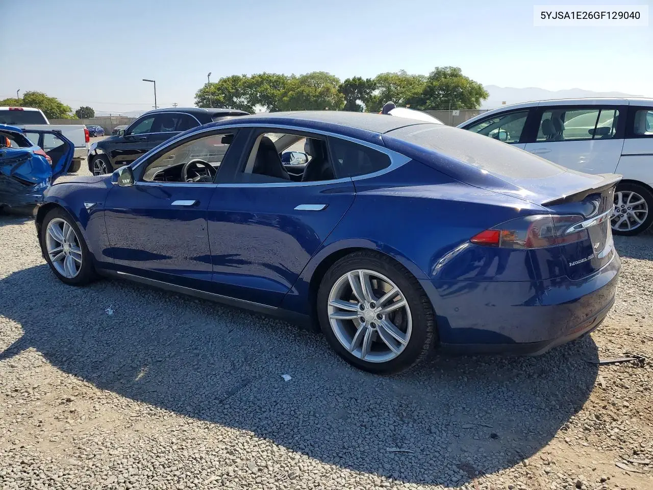 2016 Tesla Model S VIN: 5YJSA1E26GF129040 Lot: 57540126