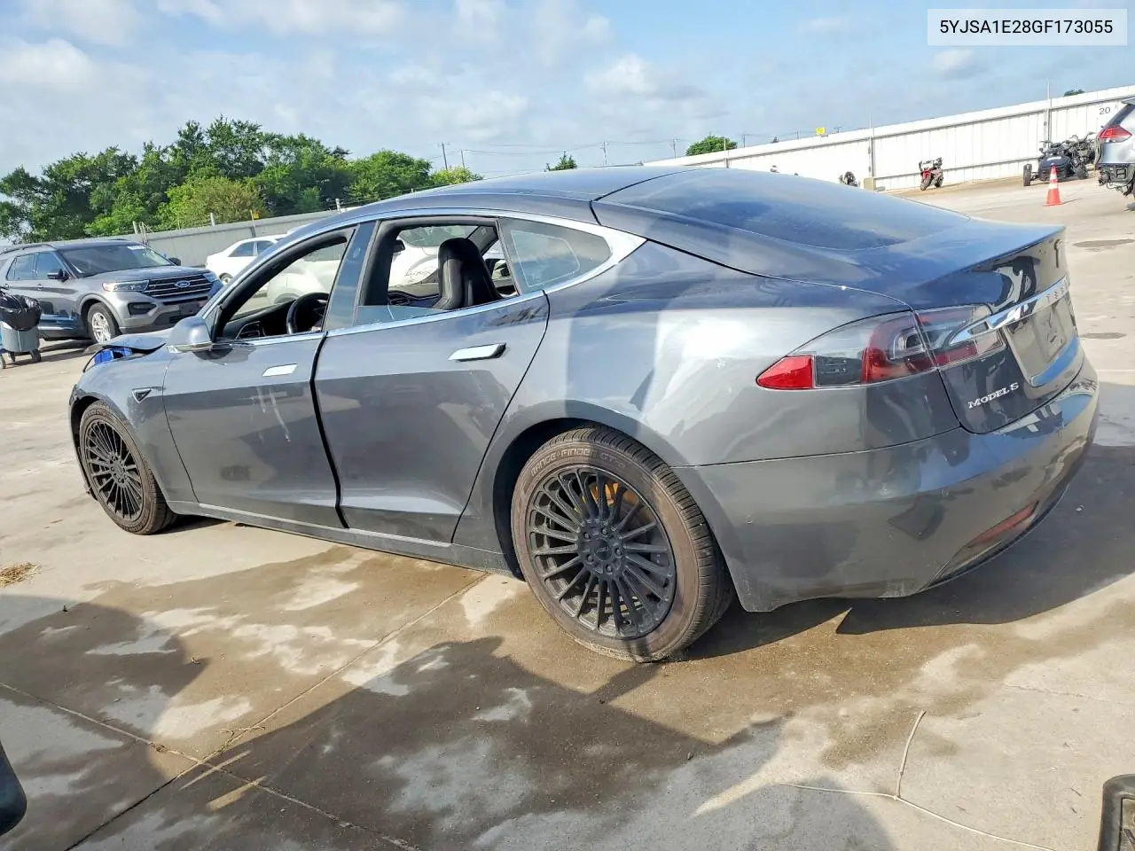 2016 Tesla Model S VIN: 5YJSA1E28GF173055 Lot: 58601016