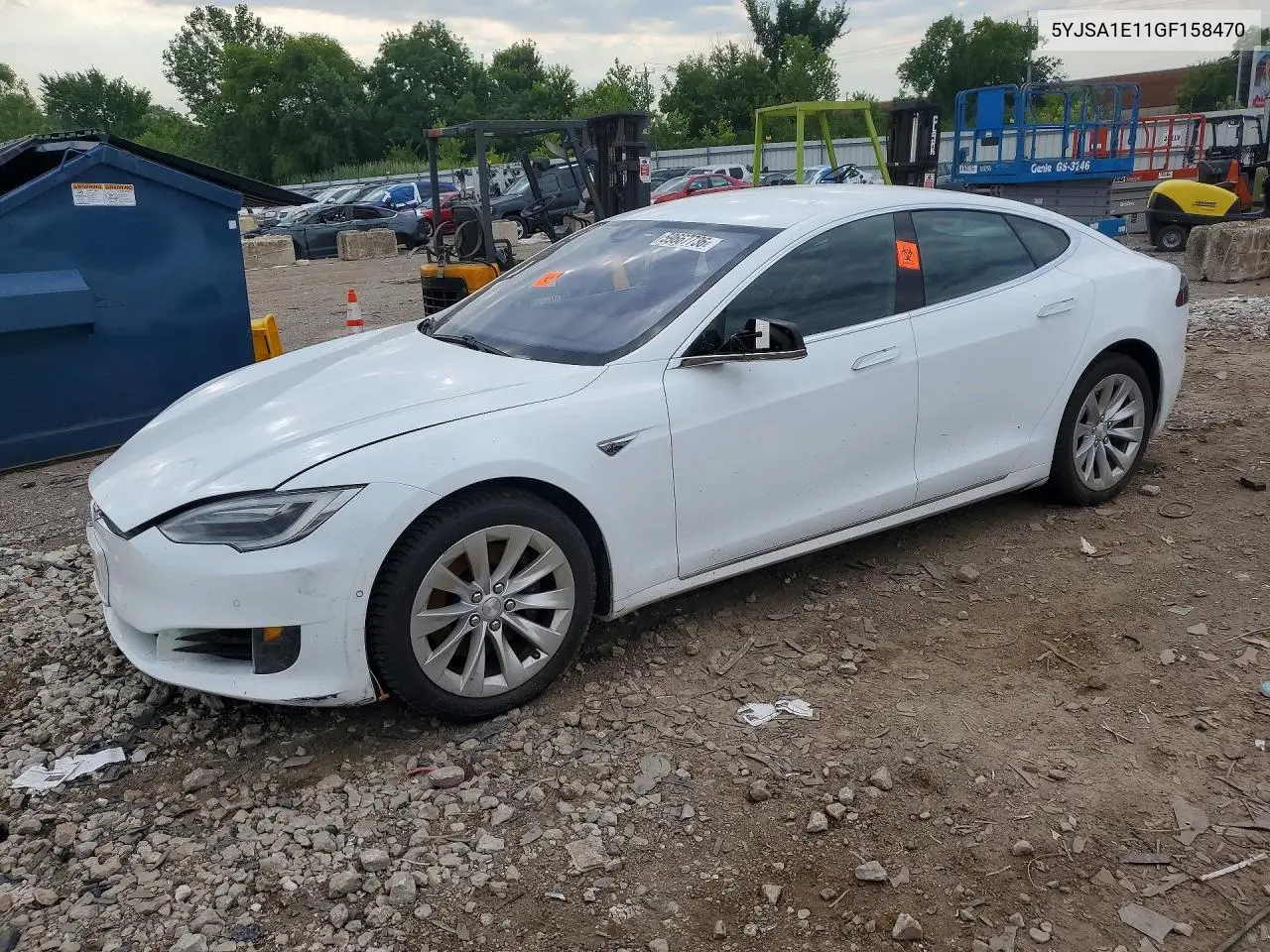2016 Tesla Model S VIN: 5YJSA1E11GF158470 Lot: 59667736