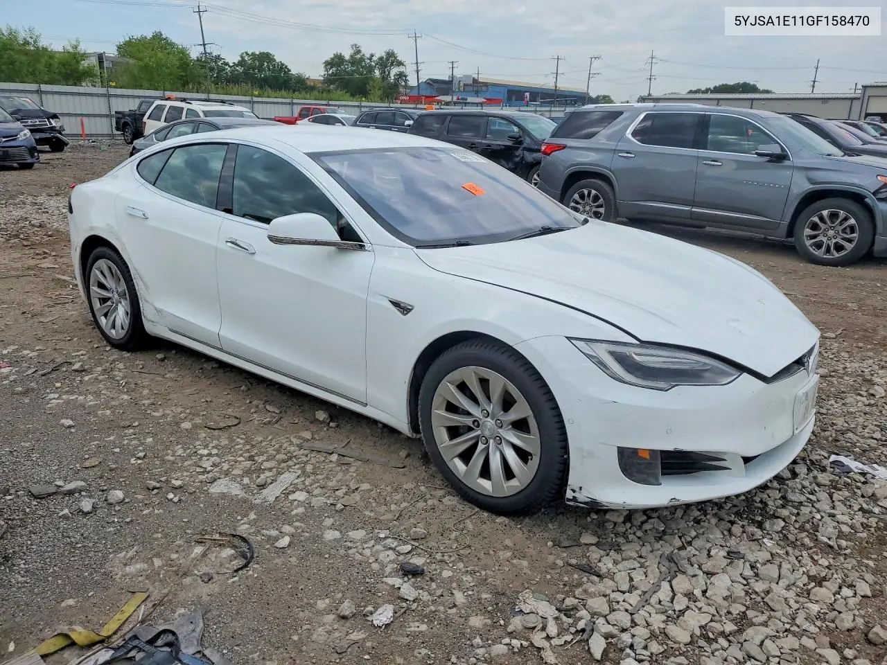 2016 Tesla Model S VIN: 5YJSA1E11GF158470 Lot: 59667736