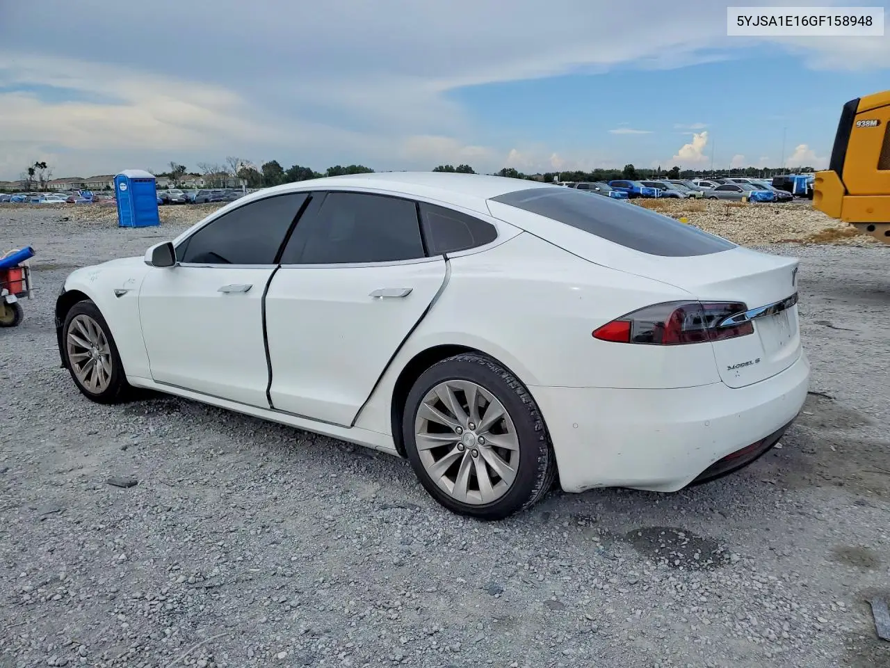 2016 Tesla Model S VIN: 5YJSA1E16GF158948 Lot: 59813526