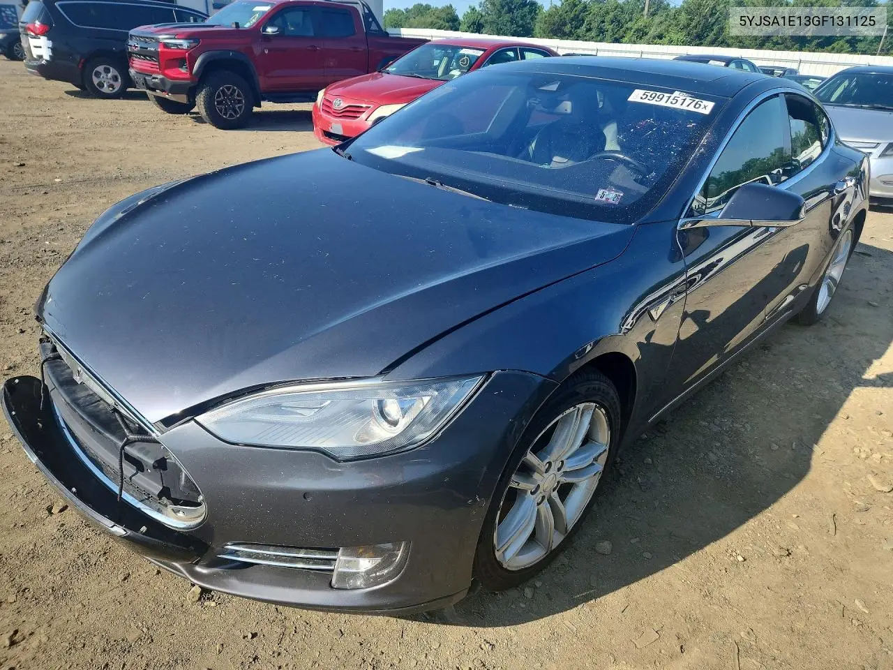 2016 Tesla Model S VIN: 5YJSA1E13GF131125 Lot: 59915176