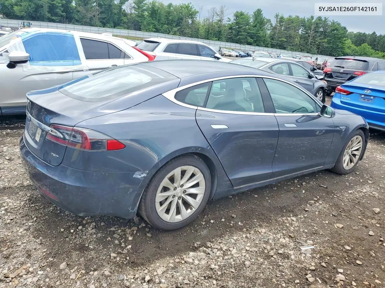2016 Tesla Model S VIN: 5YJSA1E26GF142161 Lot: 60020036
