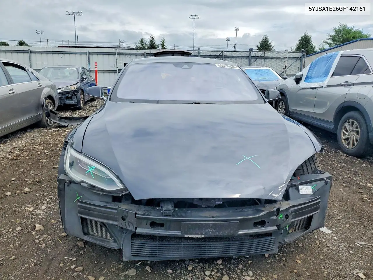 2016 Tesla Model S VIN: 5YJSA1E26GF142161 Lot: 60020036