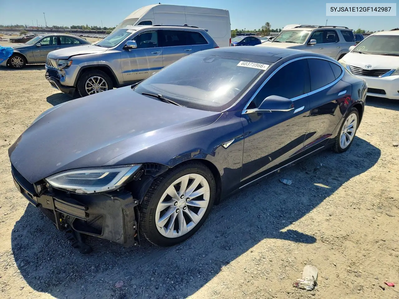 2016 Tesla Model S VIN: 5YJSA1E12GF142987 Lot: 60375966