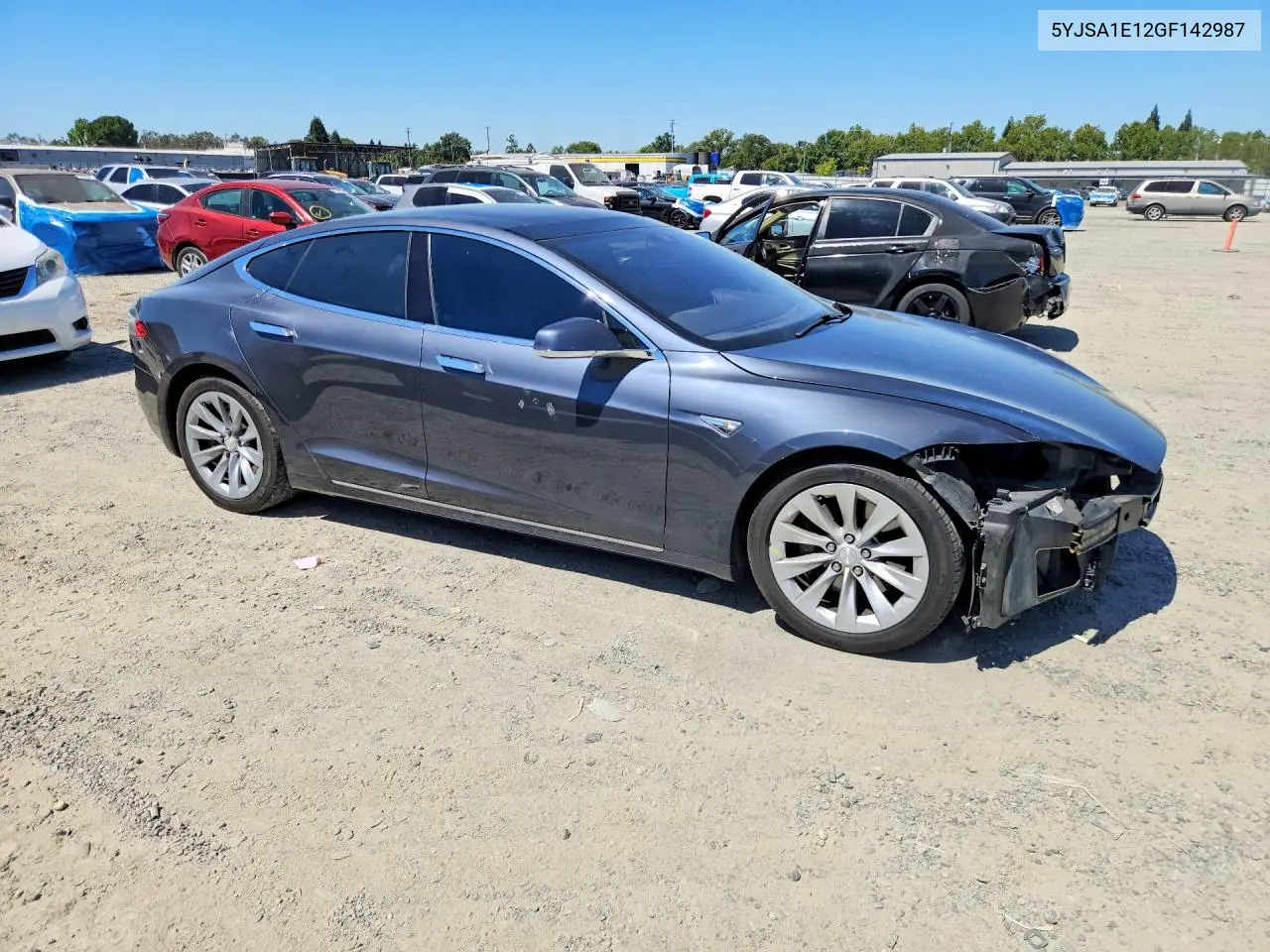 2016 Tesla Model S VIN: 5YJSA1E12GF142987 Lot: 60375966
